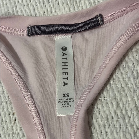 Athleta Soft Pink Racerback Tank Top - Picture 2 of 3